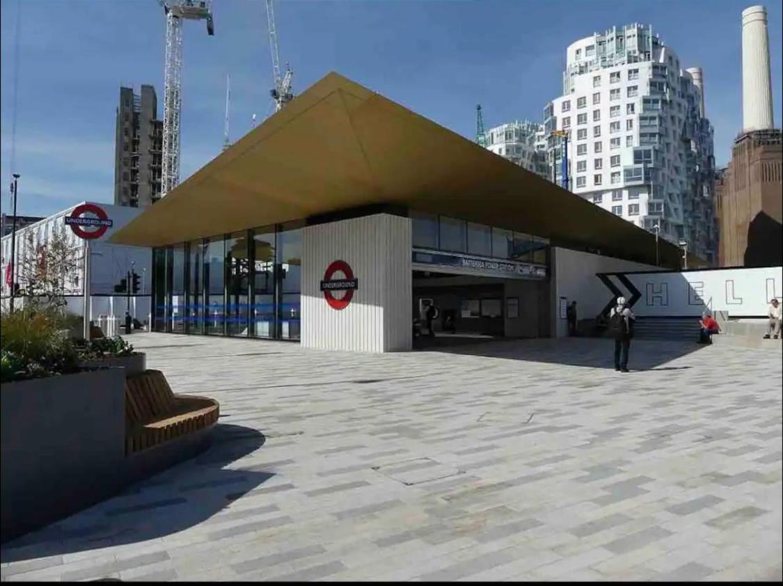 Central Location! Double Bedroom 2 Mins Walk From Battersea Power Underground Station! ロンドン エクステリア 写真